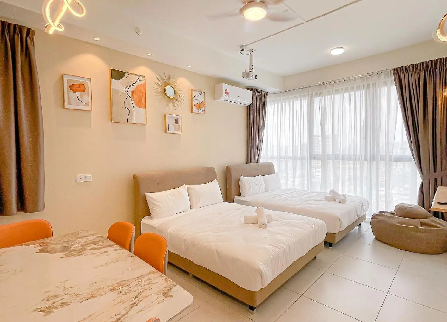 9-14 Pax Friends & Family Suites Infinity Pool & Sky Deck Penang Top View - Georgetown Penang Jelutong Apartment