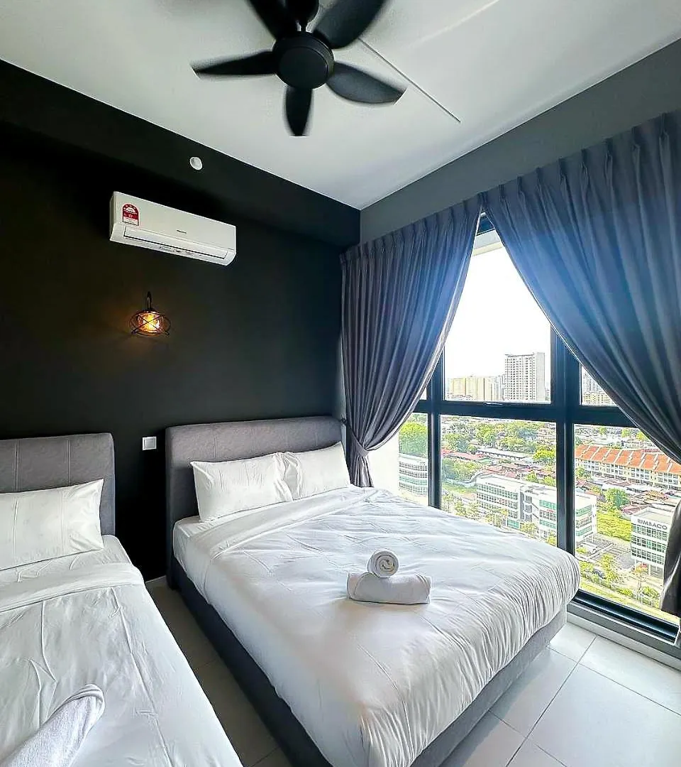 9-14 Pax Friends & Family Suites Infinity Pool & Sky Deck Penang Top View - Georgetown Penang Jelutong Apartment