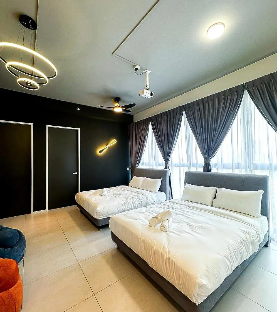 Apartment 9-14 Pax Friends & Family Suites Infinity Pool & Sky Deck Penang Top View - Georgetown Penang Jelutong